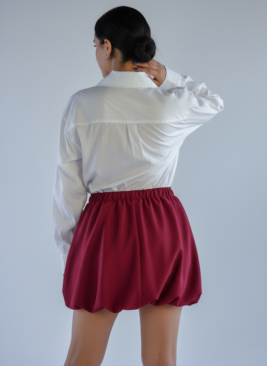 Blusa blanca abotonada tipo camisera blanca