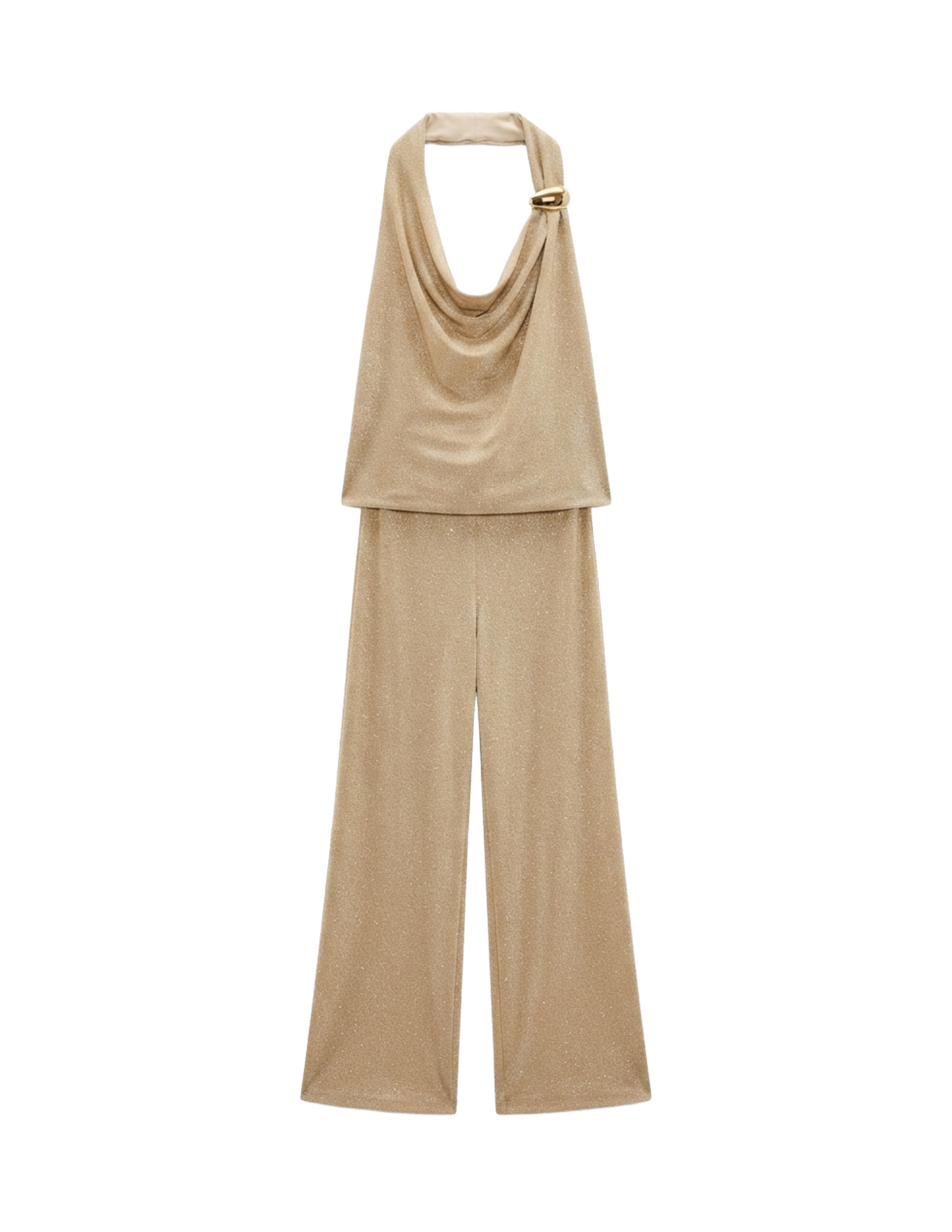 Conjunto de dos piezas con destellos de top y pantalón