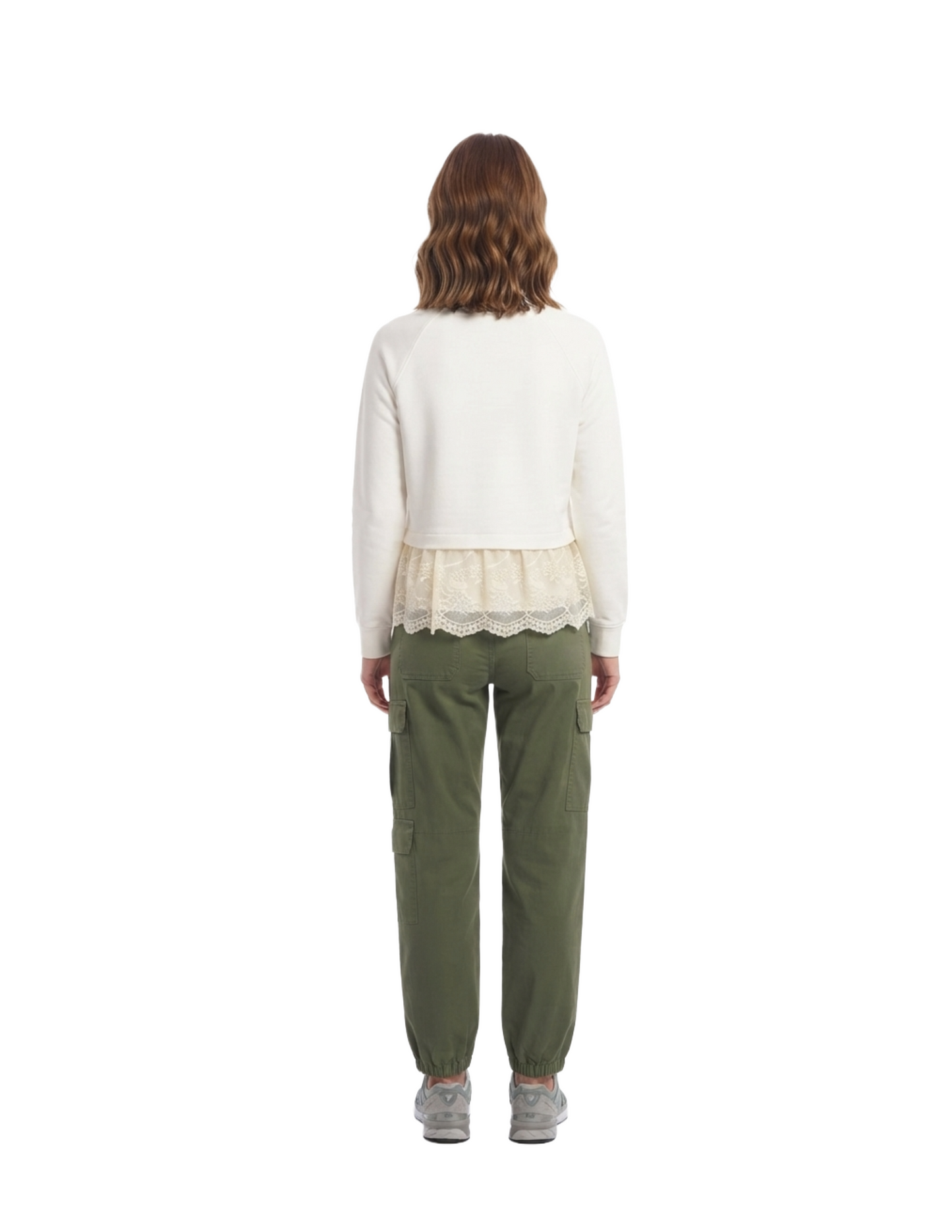 Pantalón estilo cargo verde