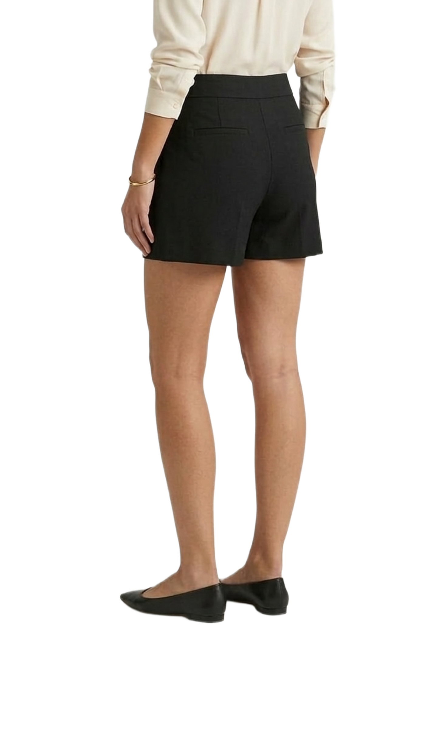 Mini falda short con detalle de metal lateral