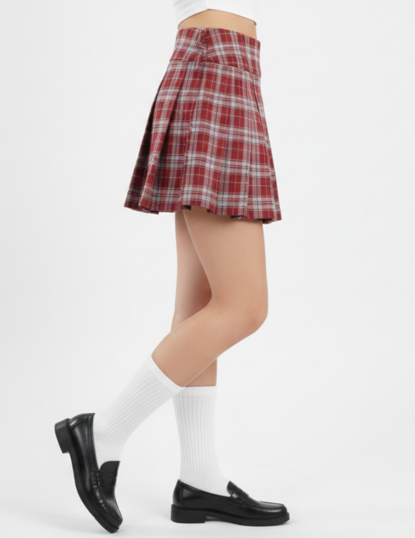 Mini falda tableada de cuadros