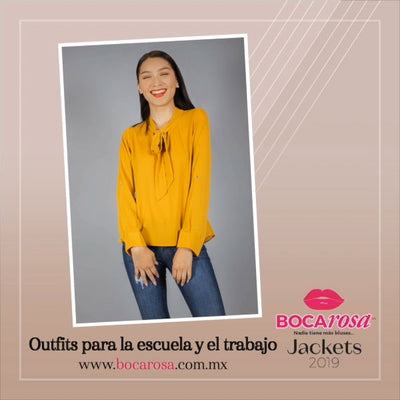 Blusas color mostaza 2019 deals