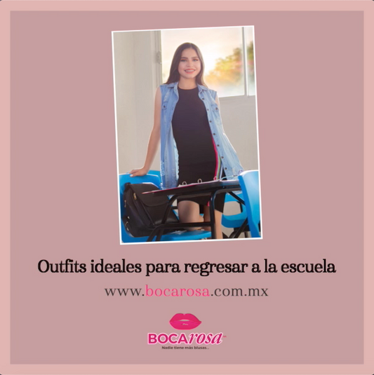 Outfits ideales para regresar a la escuela