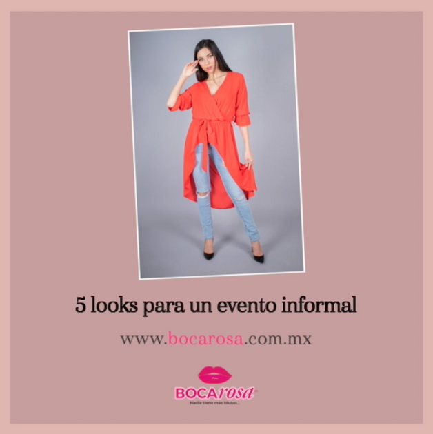 5 Looks para un evento informal – Boca Rosa