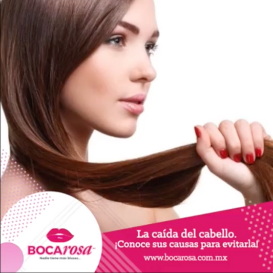 La caída del cabello. ¡Conoce sus causas para evitarla!