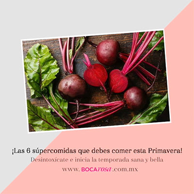 ¡Las 6 supercomidas que debes comer esta Primavera!