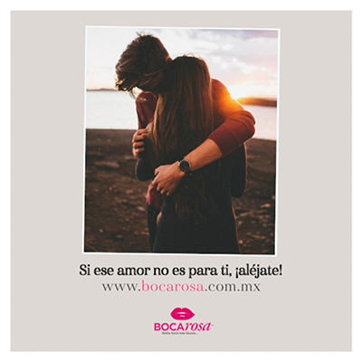 Si ese amor no es para ti, ¡aléjate!