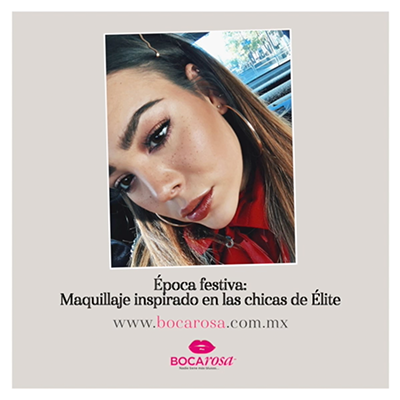 Época festiva: Maquillaje inspirado en las chicas de Élite