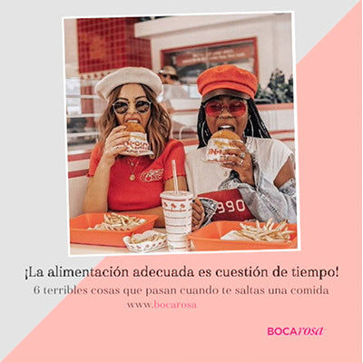 ¡La alimentación adecuada es cuestión de tiempo!