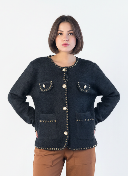 Saco abotonado calientito con botones