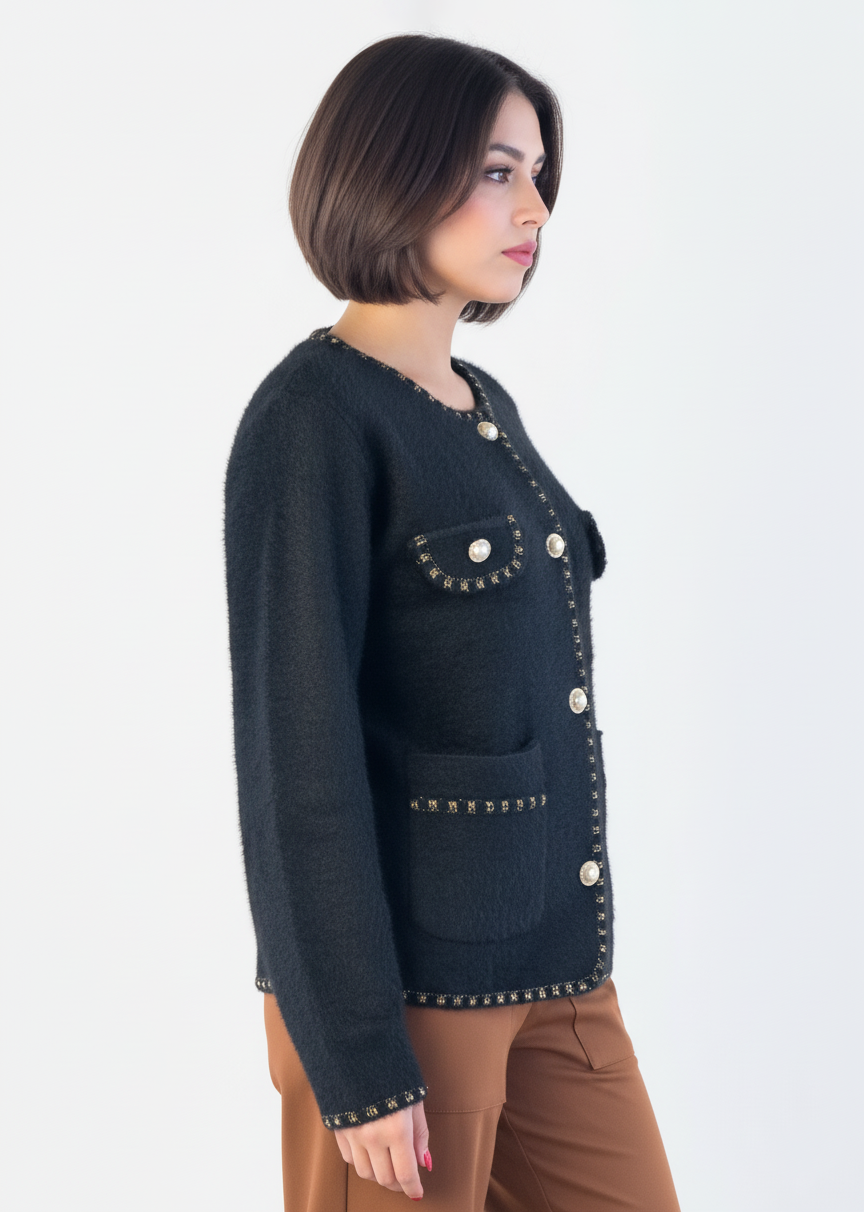 Saco abotonado calientito con botones