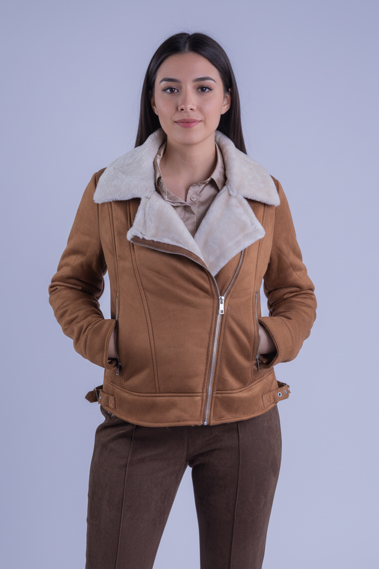 Chamarra de terciopelo vaquera