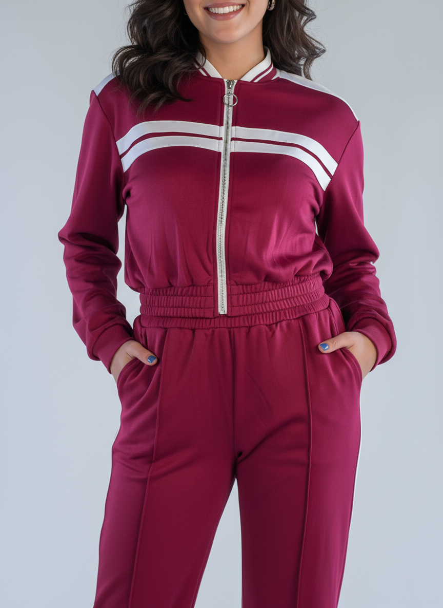 Conjunto deportivo de dos pizas de chamarra y pantalon