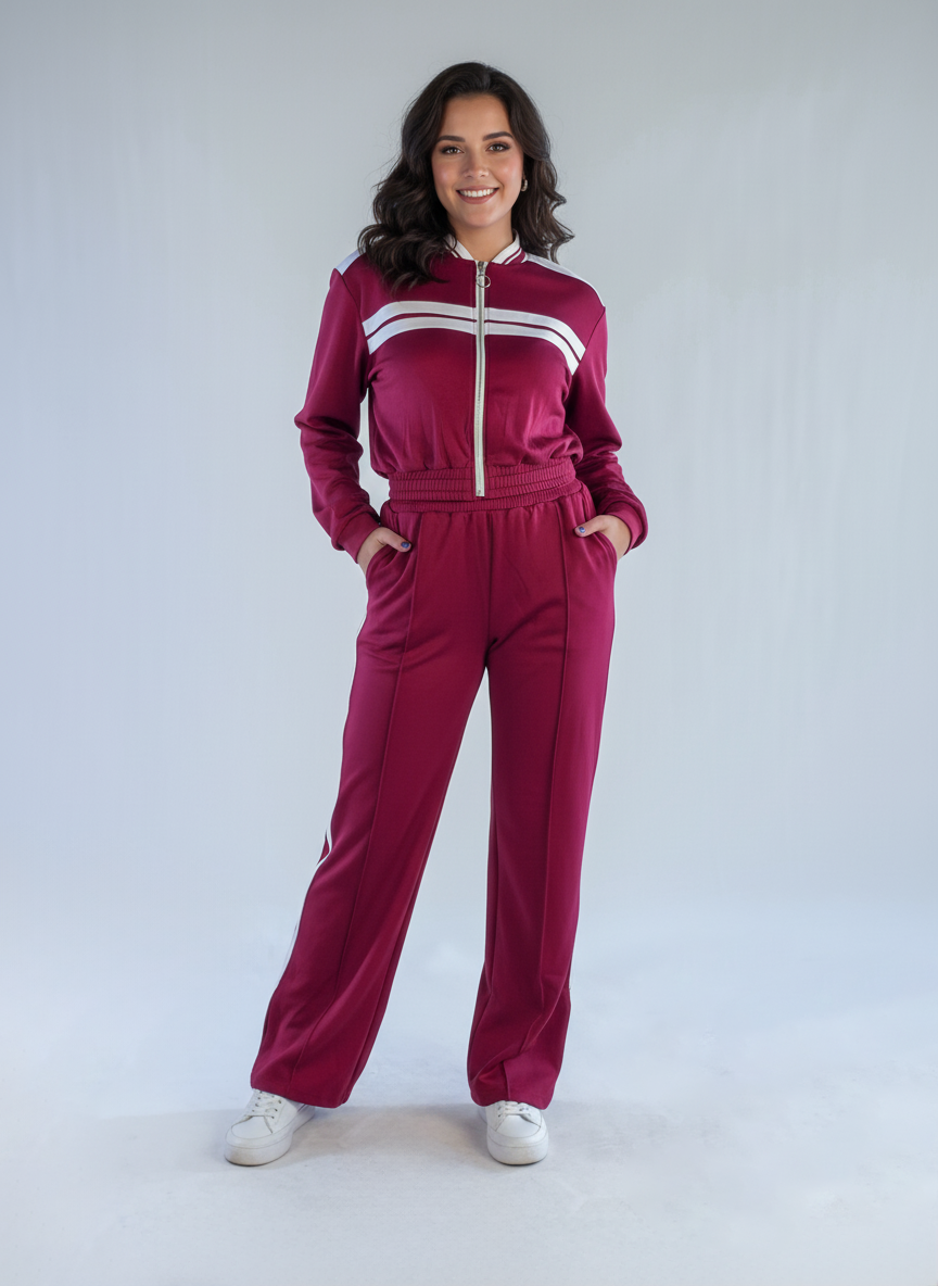 Conjunto deportivo de dos pizas de chamarra y pantalon