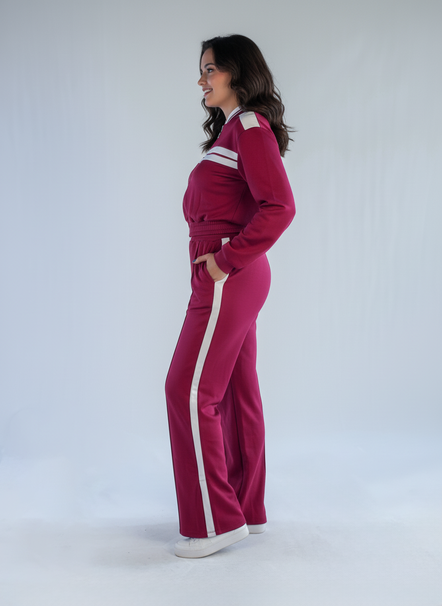 Conjunto deportivo de dos pizas de chamarra y pantalon