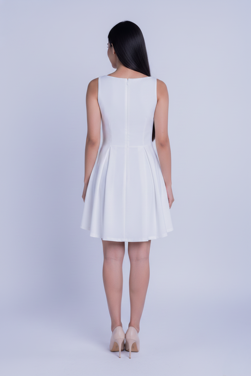 Vestido blanco ampon