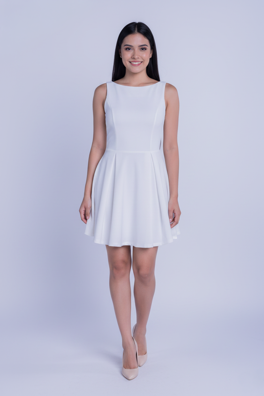 Vestido blanco ampon