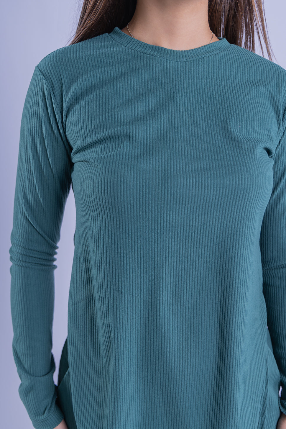 Conjunto acanalado de dos piezas calientito