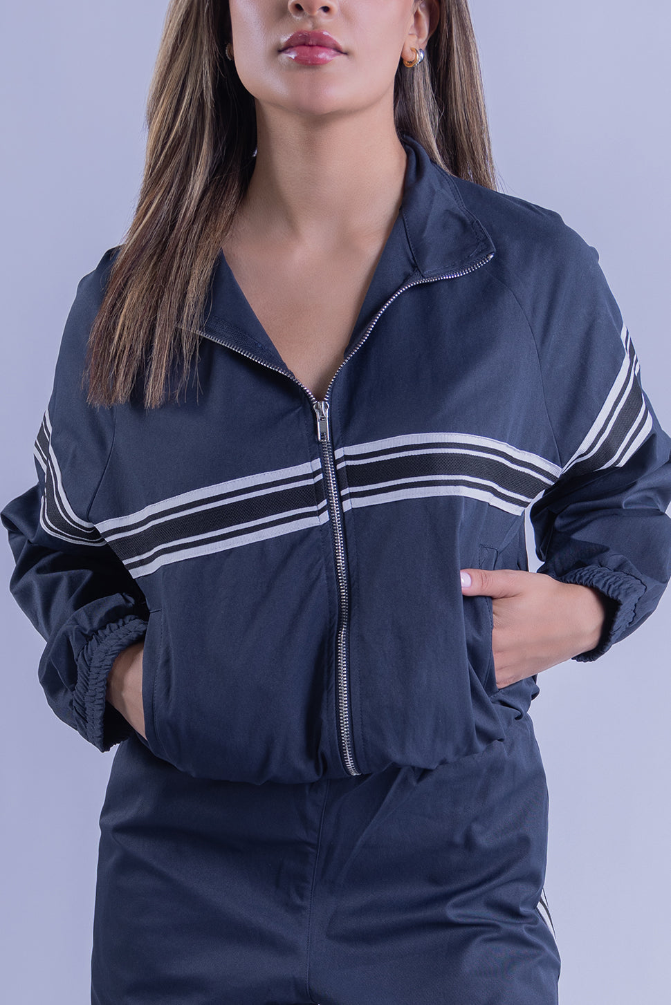 Conjunto deportivo azul