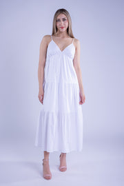 Vestido blanco de tirantes