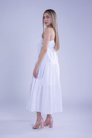 Vestido blanco de tirantes