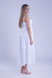 Vestido blanco de tirantes