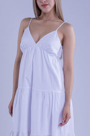 Vestido blanco de tirantes
