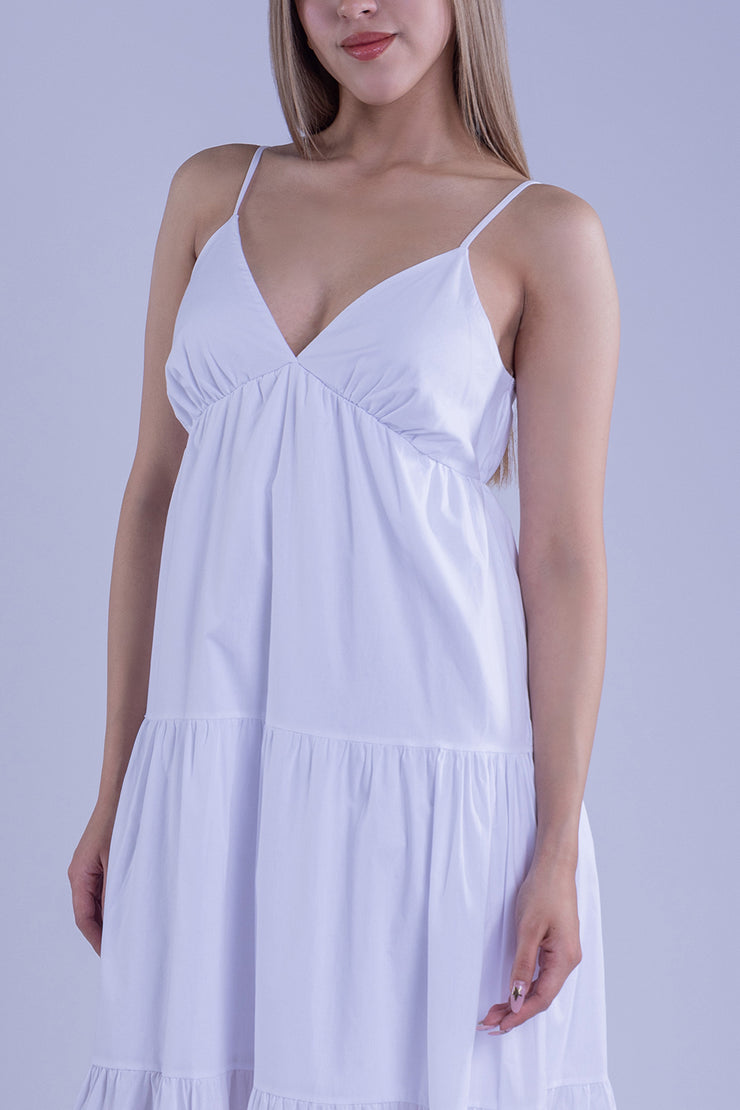 Vestido blanco de tirantes
