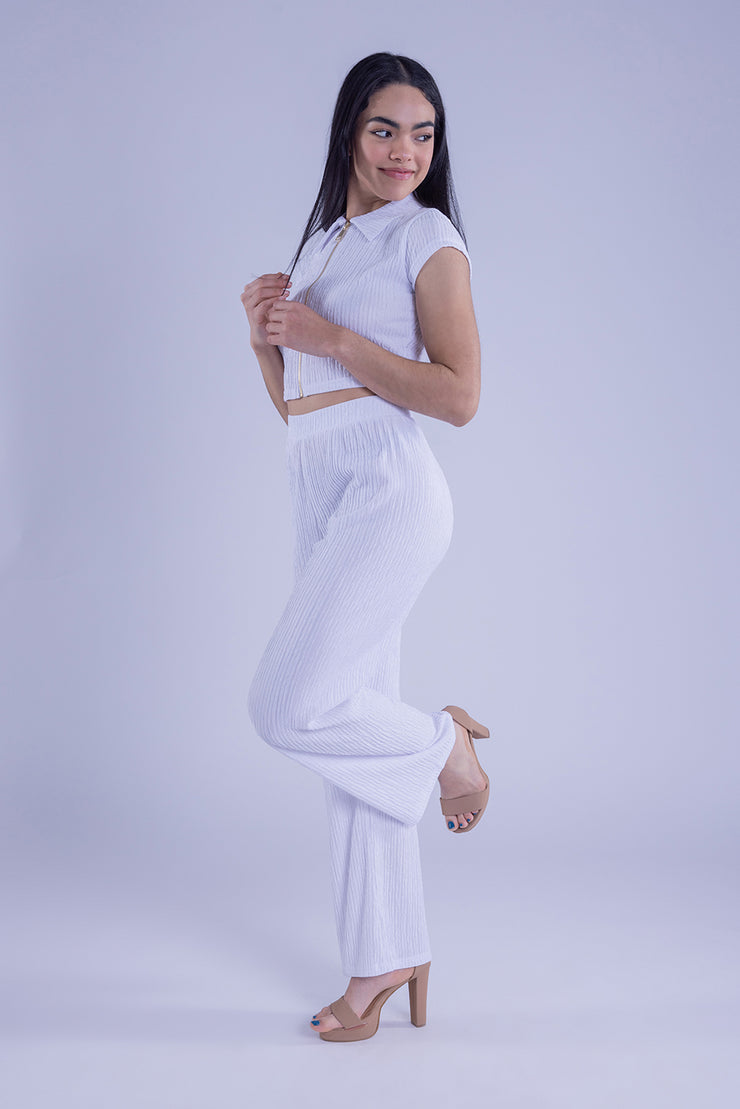 Conjunto blanco casual