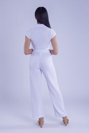 Conjunto blanco casual