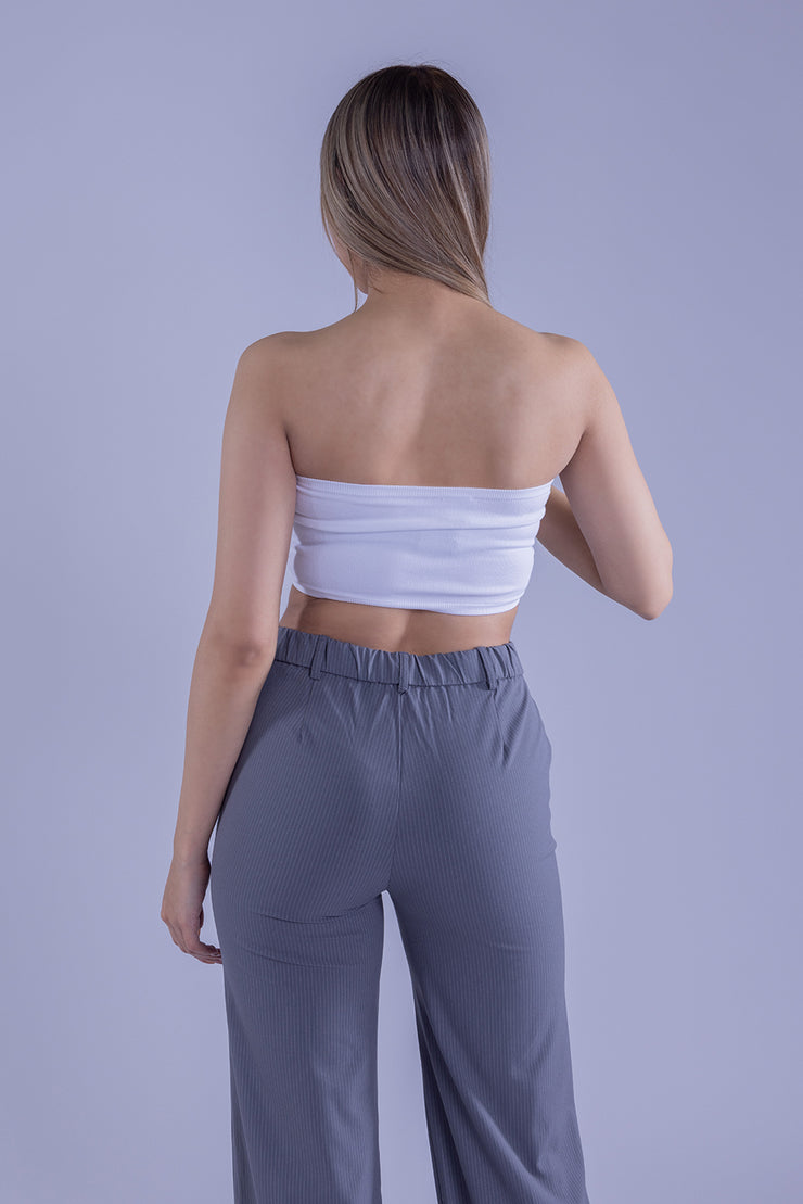 Crop top con brillos