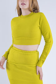Conjunto tejido de dos piezas