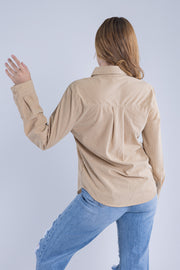 Camisola de pana manga larga