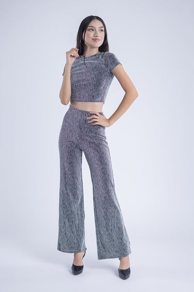 Conjunto de dos piezas con destellos