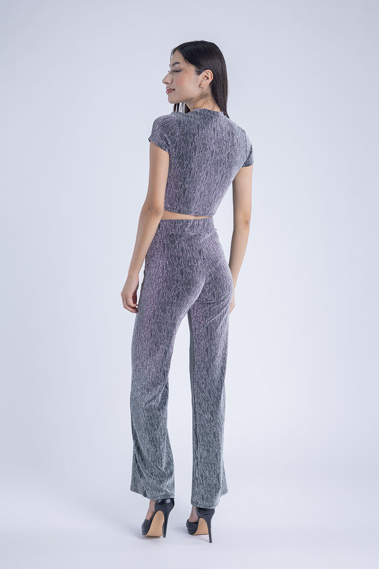 Conjunto de dos piezas con destellos