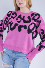 Suéter estampado animal print