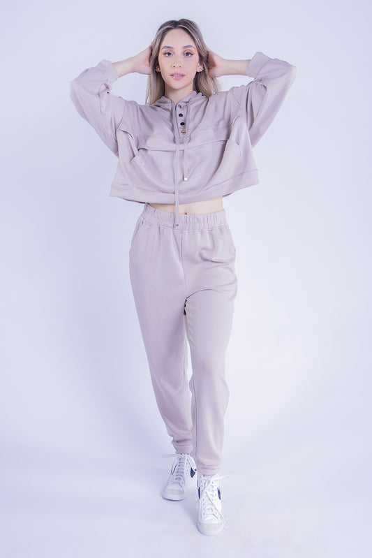 Conjunto deportivo de sudadera y pantalonera