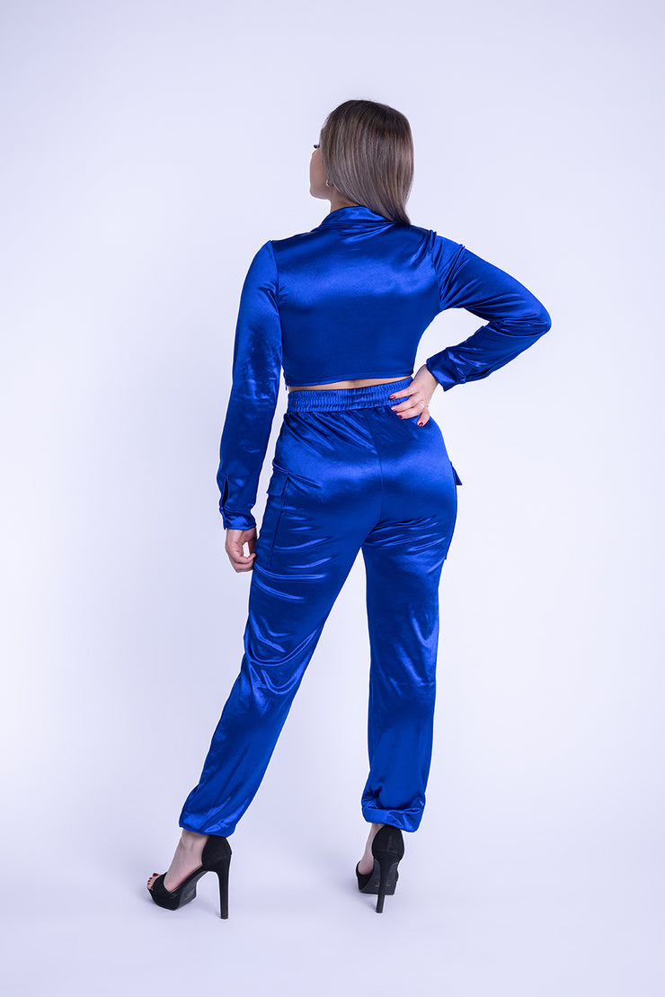 Conjunto de dos piezas satinado