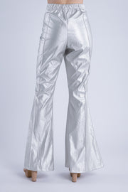 Pantalón de vini piel acampanado