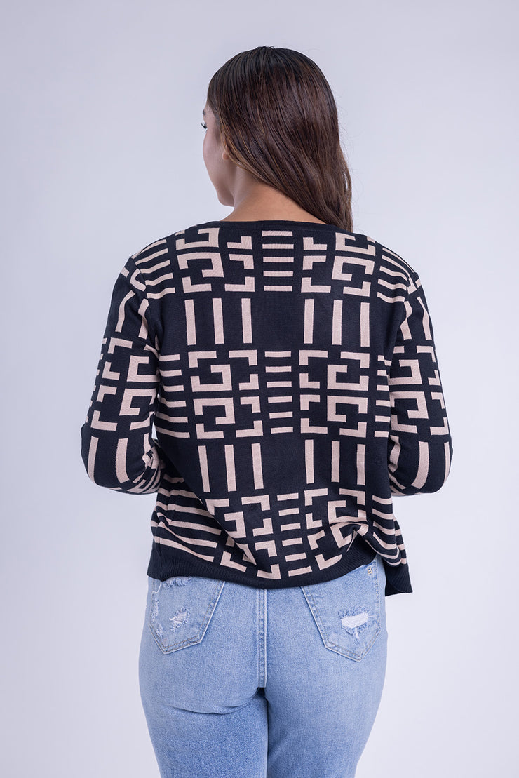 Coordinado de cárdigan con top