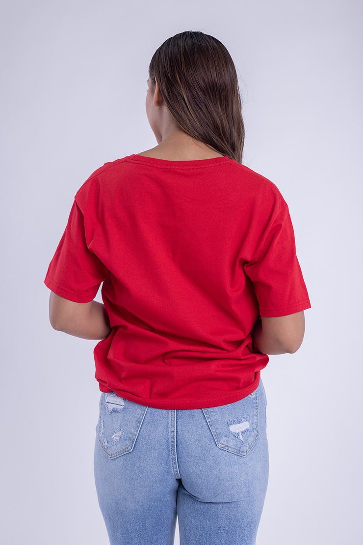 Blusa con estampado de gráficos