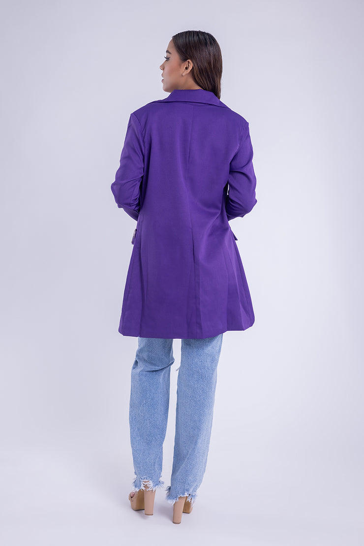 Conjunto de top y saco largo