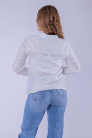 Blusa vaporosa de manga larga