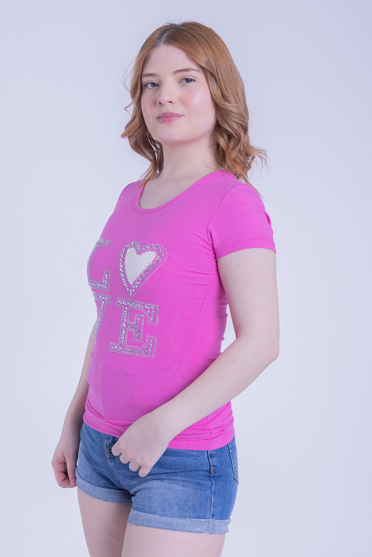 Blusa fiucsha Love