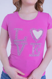 Blusa fiucsha Love