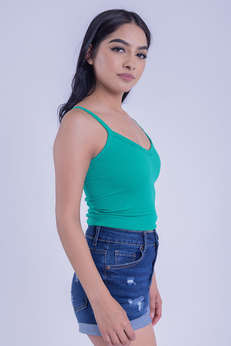 Blusa verde de tirantes verde