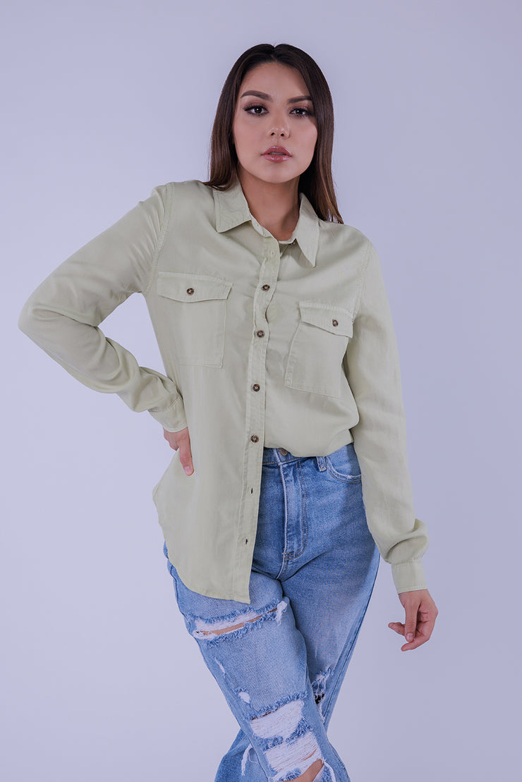 Blusa abotonada