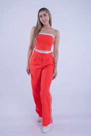 Conjunto de dos piezas naranja