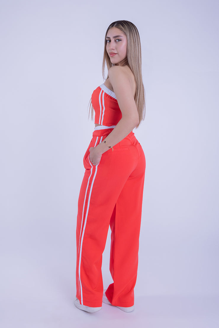 Conjunto de dos piezas naranja