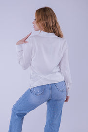 Blusa abotonada manga larga